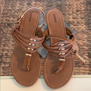 Brown sandals